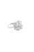 Nereze | Baguette Stone Rotating Heart Clover Adjustable Size Ring