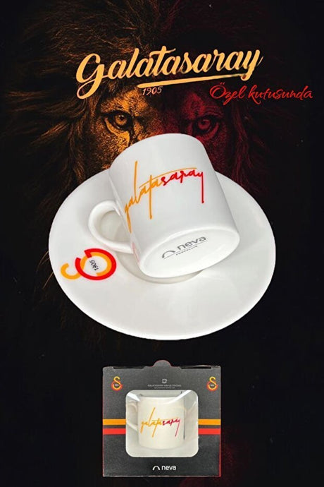 Neva Official Galatasaray Licensed Ceramic Coffee Mug - TryAladdin