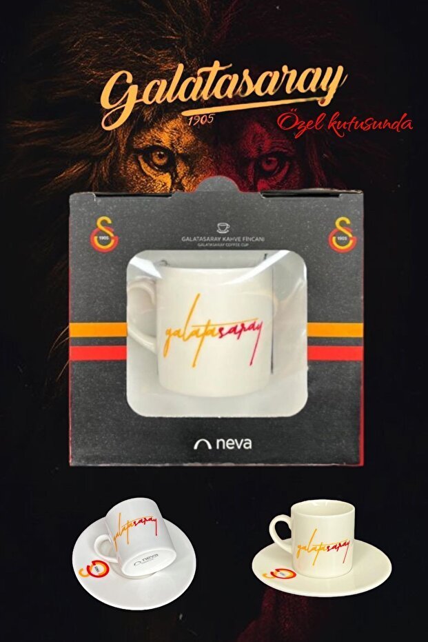 Neva Official Galatasaray Licensed Ceramic Coffee Mug - TryAladdin