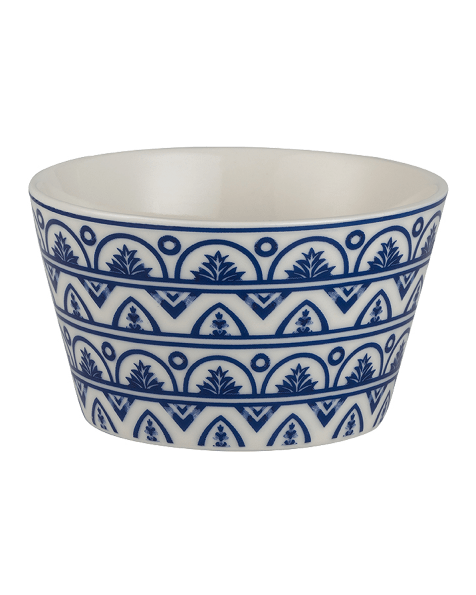 New Bone China 2 - Piece Serving Bowls - Elegant Blue & White - TryAladdin