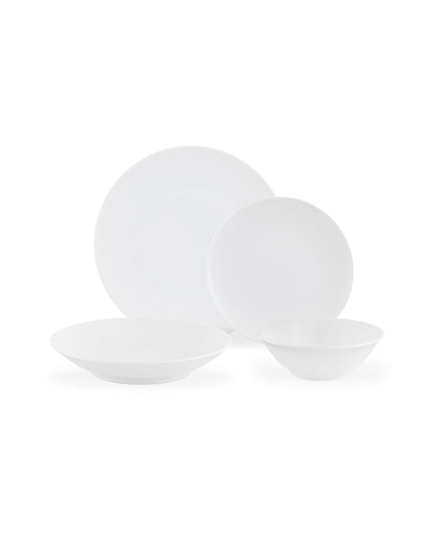 New Bone China 6 - Person Dinner Set - Timeless Elegance - TryAladdin