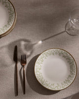 New Bone China 6 - Piece Dessert Plate Set - Elegant Design - TryAladdin