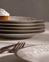 New Bone China 6 - Piece Dessert Plate Set - Modern Minimalist - TryAladdin