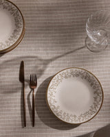 New Bone China 6 - Piece Dessert Plate Set - Modern Minimalist - TryAladdin
