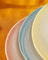 New Bone China 6 - Piece Dessert Plate Set - Vibrant Design - TryAladdin