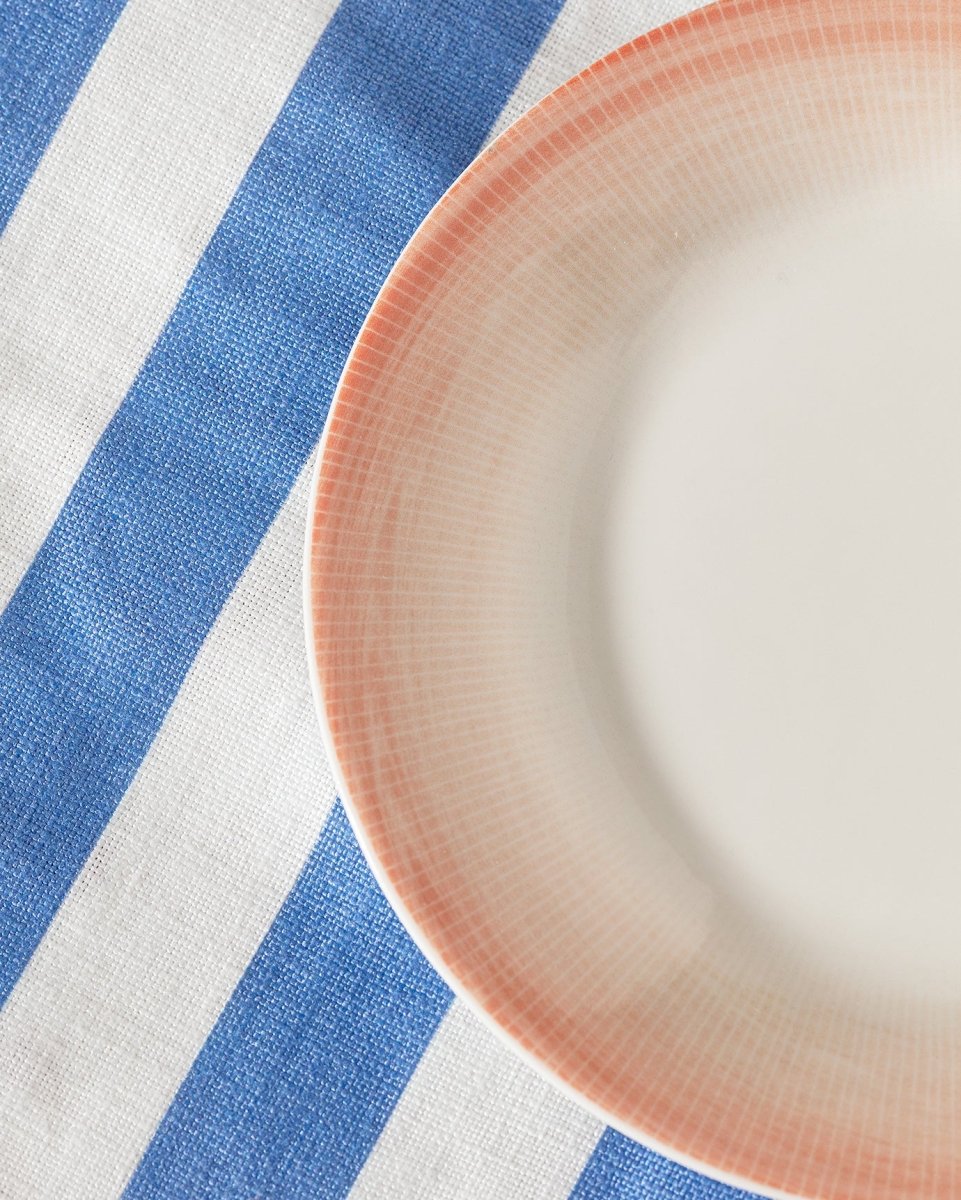 New Bone China 6 - Piece Dessert Plate Set - Vibrant Design - TryAladdin