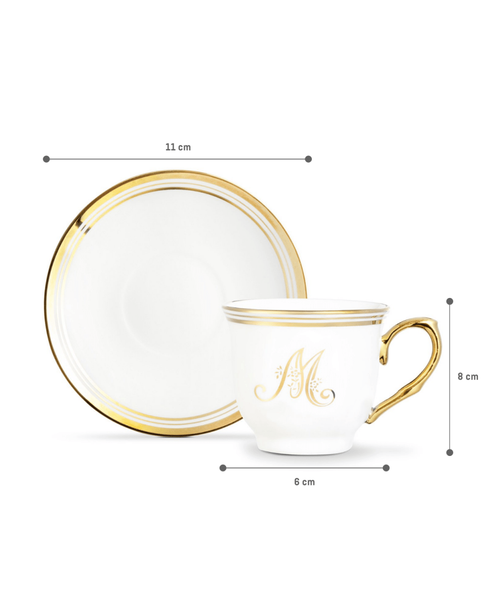 New Bone China Coffee Cup Set - Elegant & Contemporary Design - TryAladdin