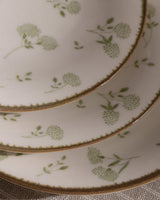 New Bone China Dessert Plate Set - Fleur Floral Pattern - TryAladdin