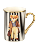 New Bone China Mug - Whimsical Bear & Vibrant Colors - TryAladdin