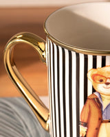 New Bone China Mug - Whimsical Bear & Vibrant Colors - TryAladdin