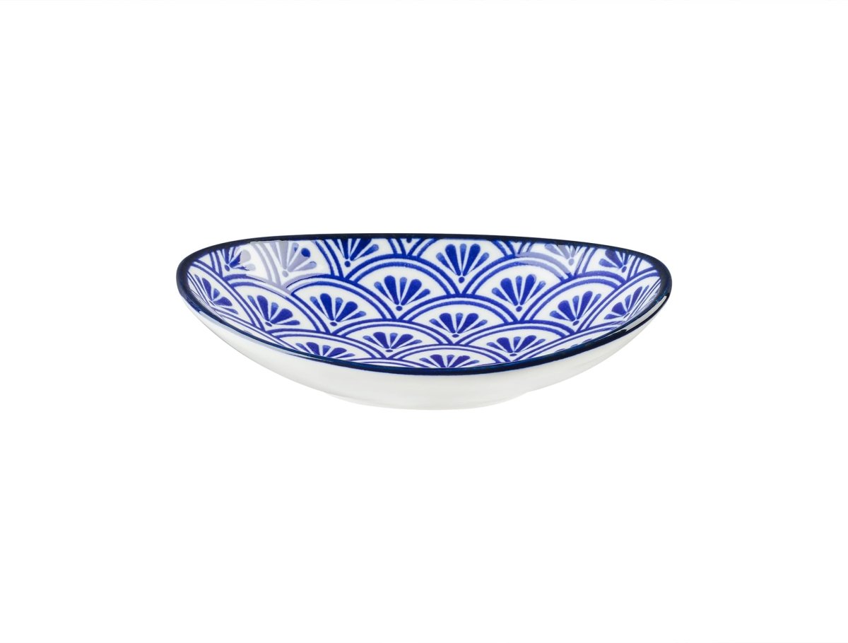 New Bone China Oval Plate - Rêve Bleu Belfort Dream Design - TryAladdin