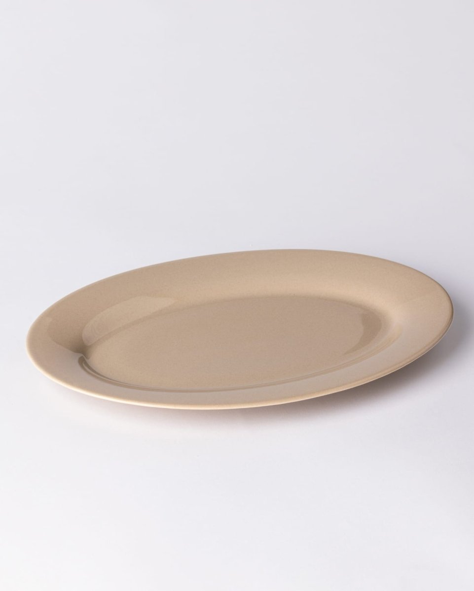 New Bone China Oval Serving Plate - Modern Minimalist - TryAladdin