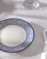 New Bone China Pasta Plate - Elegant Reve Bleu Chantal Design - TryAladdin