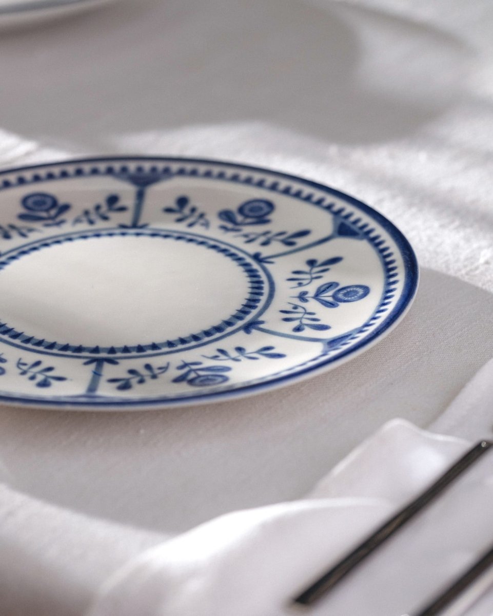 New Bone China Pasta Plate - Reve Bleu Celeste - TryAladdin