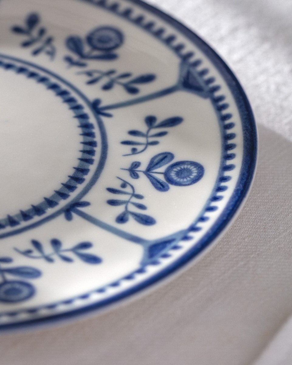 New Bone China Pasta Plate - Reve Bleu Celeste - TryAladdin