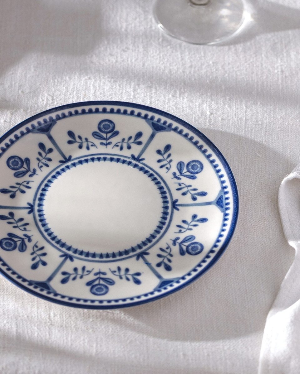New Bone China Pasta Plate - Reve Bleu Celeste - TryAladdin