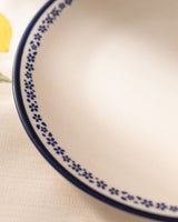New Bone China Pasta Plate - Rêve Bleu Joie Design - TryAladdin