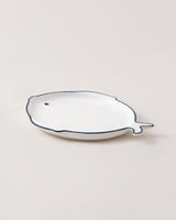New Bone China Plate - Coastal Blue & White Design - TryAladdin