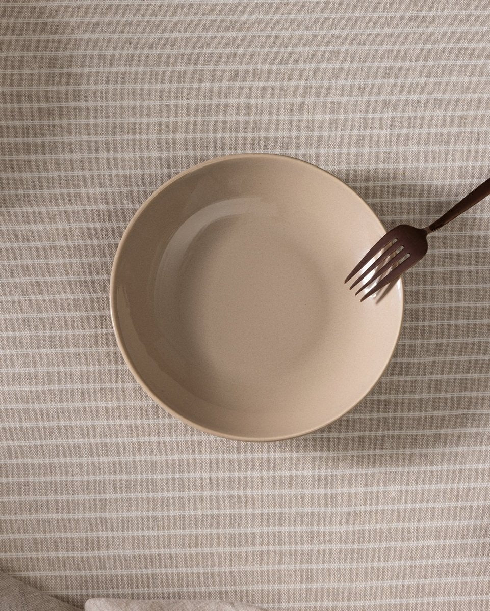 New Bone China Plate - Vole Collection for Elegant Dining - TryAladdin