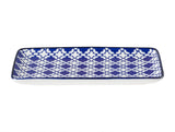 New Bone China Rectangular Plate - Rêve Bleu Design - TryAladdin