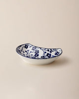 New Bone China Serving Plate - Elegant Angelic Blue & White - TryAladdin