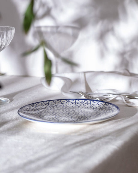 New Bone Pasta Plate - Reve Blue Elodie Design - TryAladdin