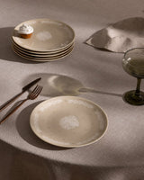 New Bone Porcelain Dessert Plate Set - Elegant Brigitte Design - TryAladdin