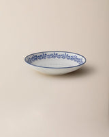 New Bone Porcelain Dinner Plate - Rêve Bleu Crown Pattern - TryAladdin