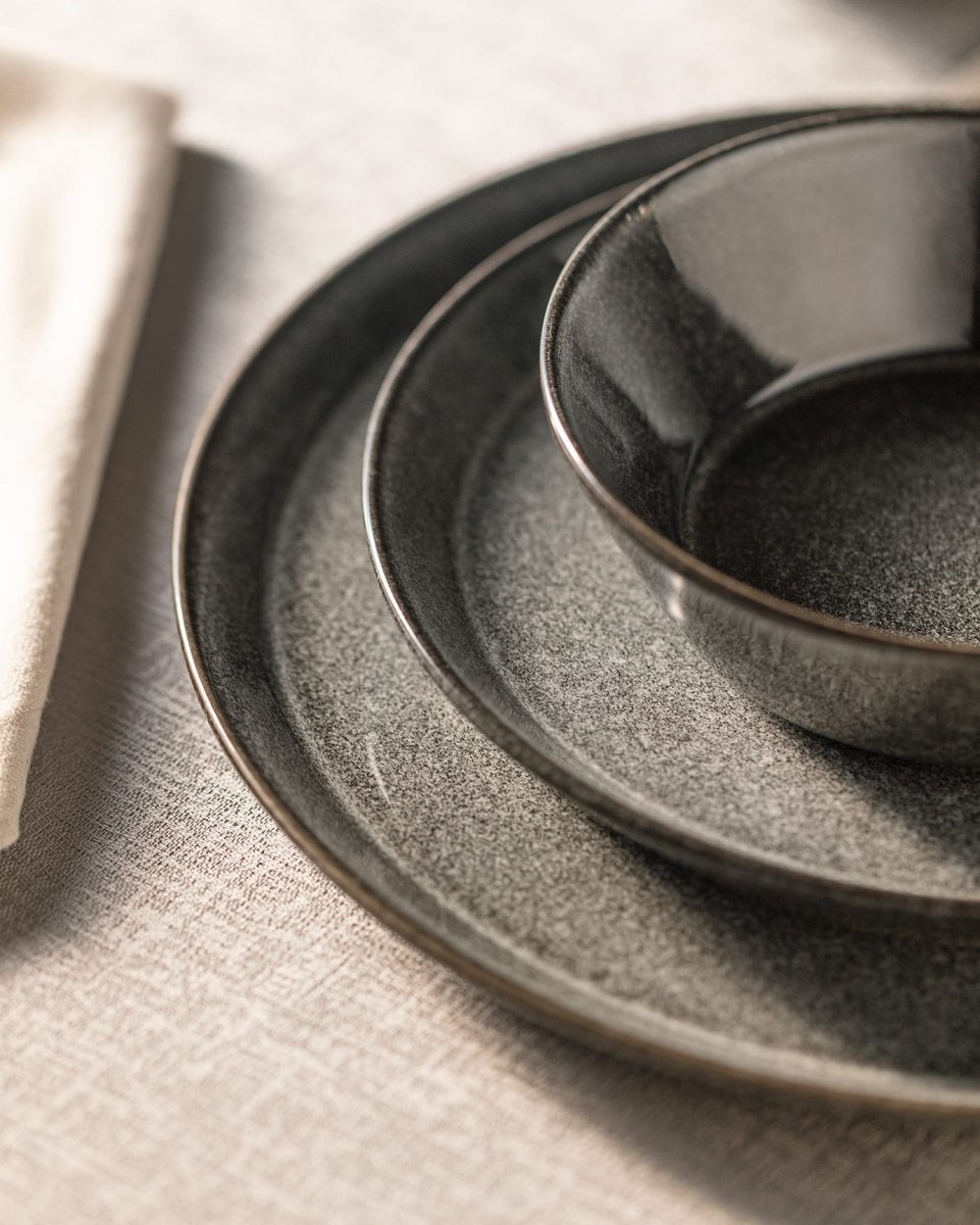 New Bone Porcelain Dinner Set - Contemporary Elegance for 6 - TryAladdin