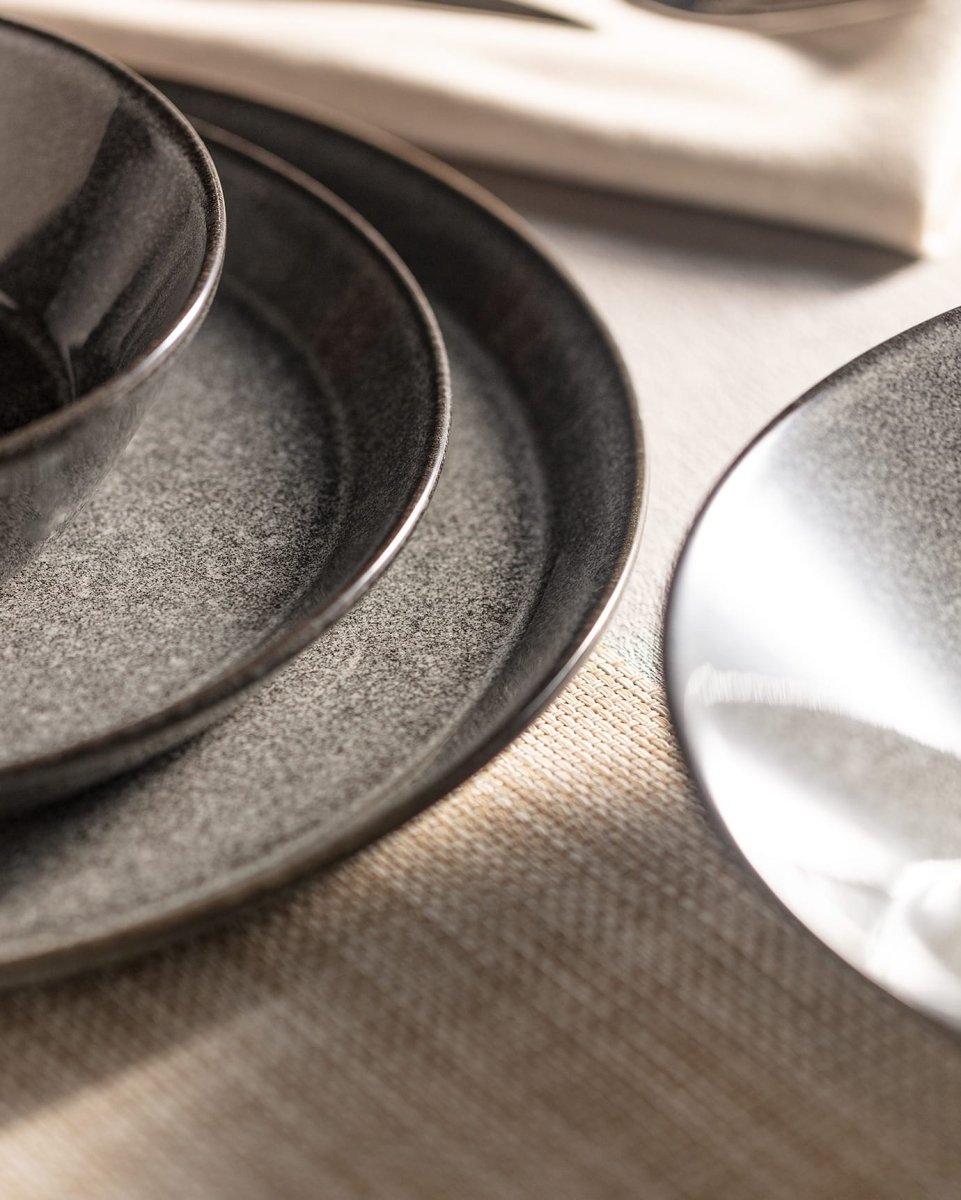 New Bone Porcelain Dinner Set - Contemporary Elegance for 6 - TryAladdin