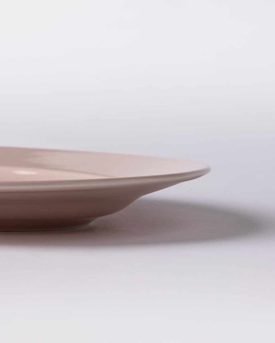 New Bone Porcelain Oval Plate - Elegant Nuit Design - TryAladdin