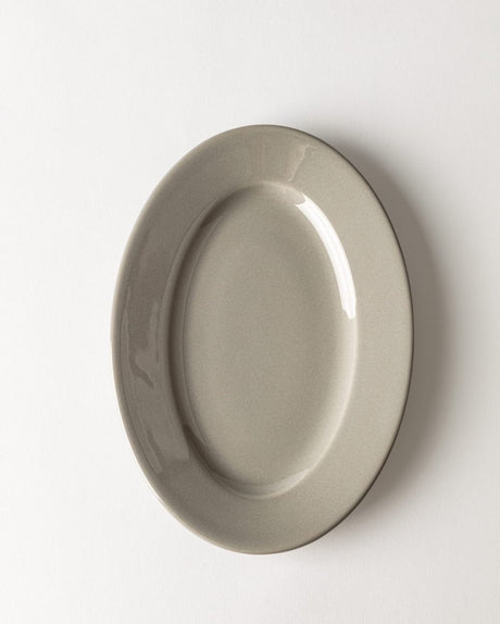 New Bone Porcelain Oval Plate - Modern Elegance - TryAladdin