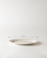 New Bone Porcelain Oval Serving Plate - Modern Minimalist - TryAladdin