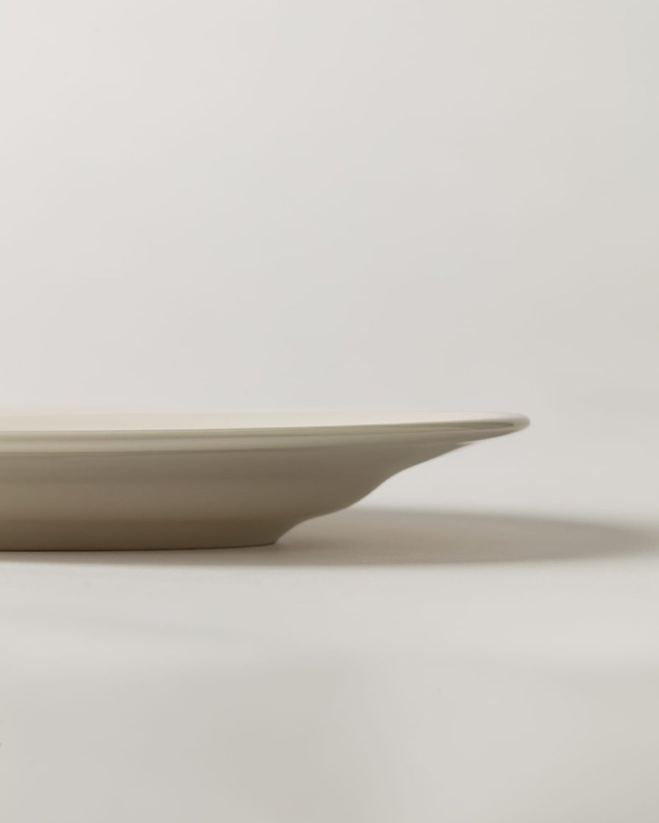 New Bone Porcelain Oval Serving Plate - Modern Minimalist - TryAladdin