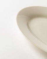New Bone Porcelain Oval Serving Plate - Modern Minimalist - TryAladdin