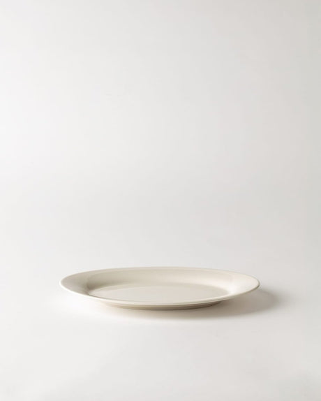 New Bone Porcelain Oval Serving Plate - Modern Minimalist - TryAladdin