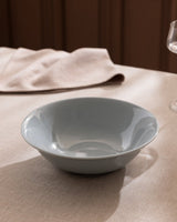 New Bone Porcelain Salad Bowl - Modern Vole Design - TryAladdin