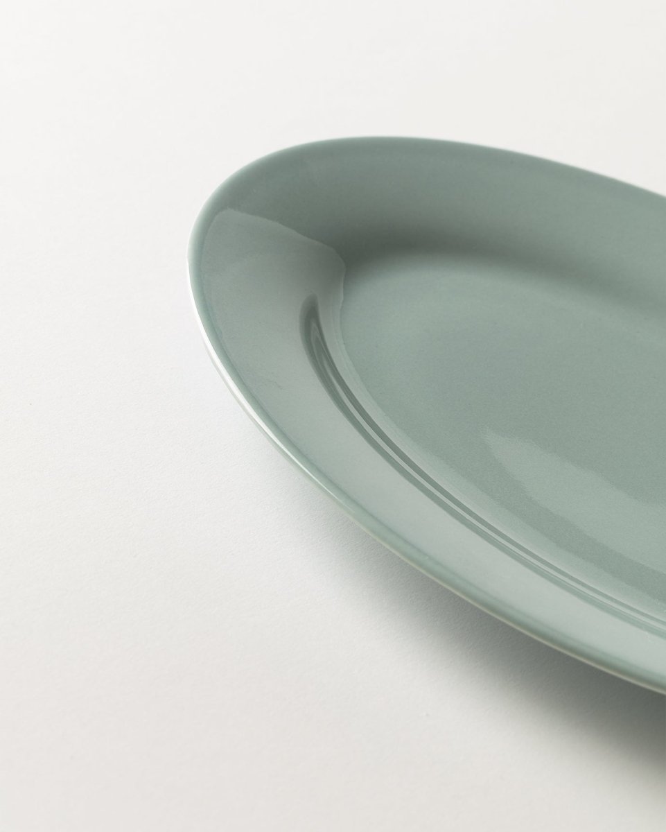 New Bone Porcelain Serving Plate - Cielo Collection - TryAladdin