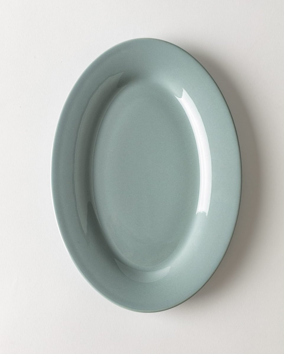 New Bone Porcelain Serving Plate - Cielo Collection - TryAladdin