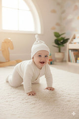 Newborn 100% Cotton Extra Soft Breathable Baby Hat - TryAladdin
