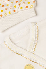 Newborn 5 - Piece Premium Cotton Hospital Welcome Baby Outfit Set - Yellow Rabbit - TryAladdin