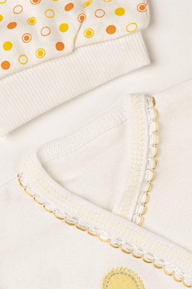 Newborn 5 - Piece Premium Cotton Hospital Welcome Baby Outfit Set - Yellow Rabbit - TryAladdin
