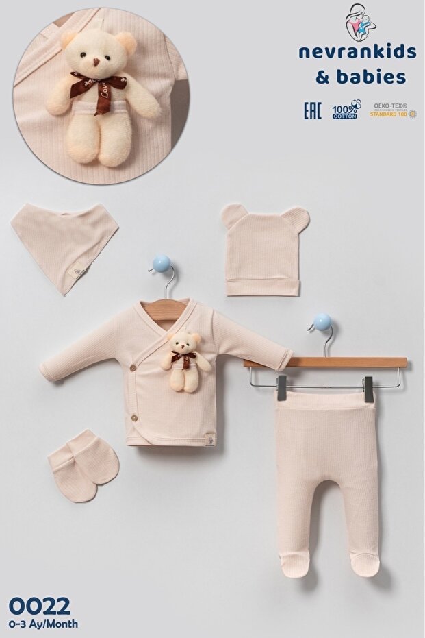 Newborn Baby Hospital Essential 5 - Piece Set with Teddy Bear Gift - TryAladdin