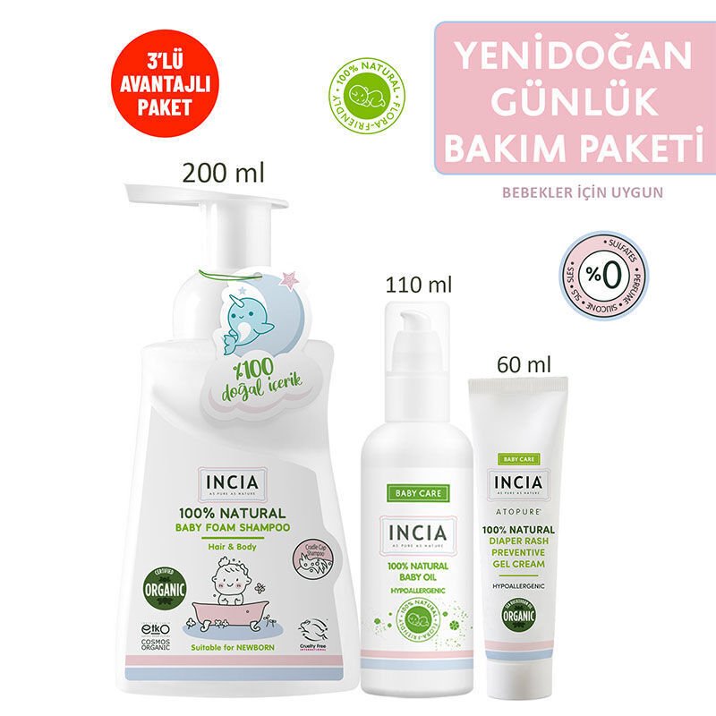Newborn Daily Care Essentials - Gentle Natural Skincare Set - TryAladdin
