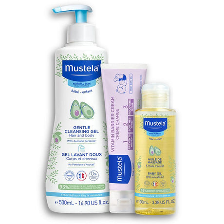 Newborn Safe Avocado & Vitamin - Gentle Daily Baby Care Essentials Kit - TryAladdin