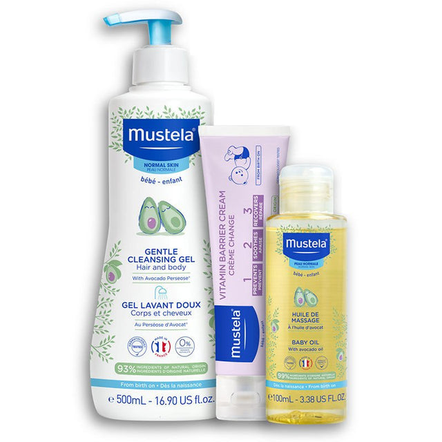 Newborn Safe Avocado & Vitamin - Gentle Daily Baby Care Essentials Kit - TryAladdin
