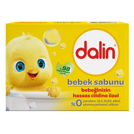 Newborn Safe Baby Soap - Gentle Hair & Body Cleansing Bar with 98% Natural Content - TryAladdin