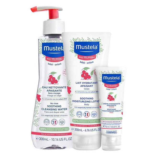 Newborn Safe Soothing Care Set for Very Sensitive Baby Skin - TryAladdin