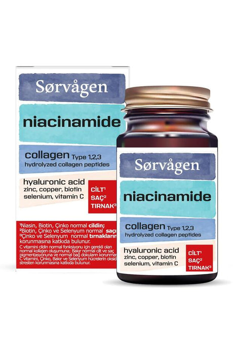 Niacinamide Collagen HA Tablets - Skin, Hair & Nail Support - TryAladdin