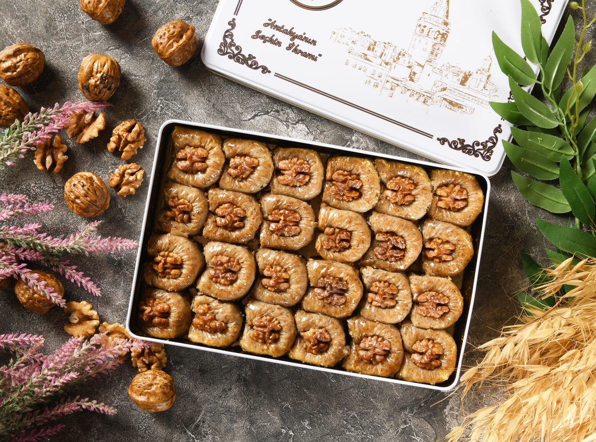 Asi | Nightingale Nest Walnut Baklava in Gift Metal Box